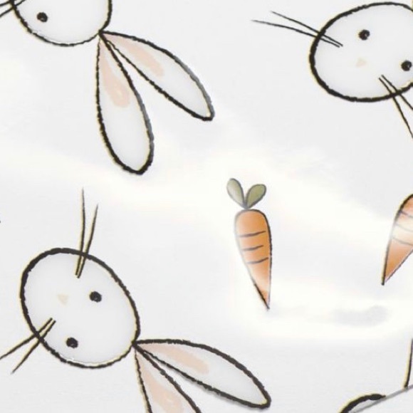 Crate&barrel Easter Bunny Easy Care Placemats - Picture 11 of 11